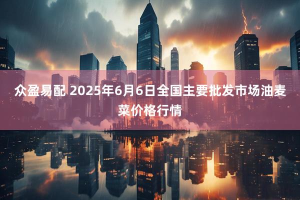 众盈易配 2025年6月6日全国主要批发市场油麦菜价格行情