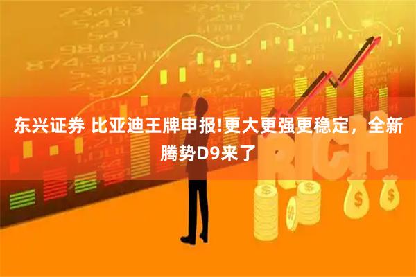 东兴证券 比亚迪王牌申报!更大更强更稳定，全新腾势D9来了