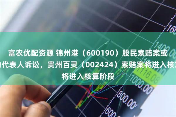 富农优配资源 锦州港（600190）股民索赔案或将启动代表人诉讼，贵州百灵（002424）索赔案将进入核算阶段